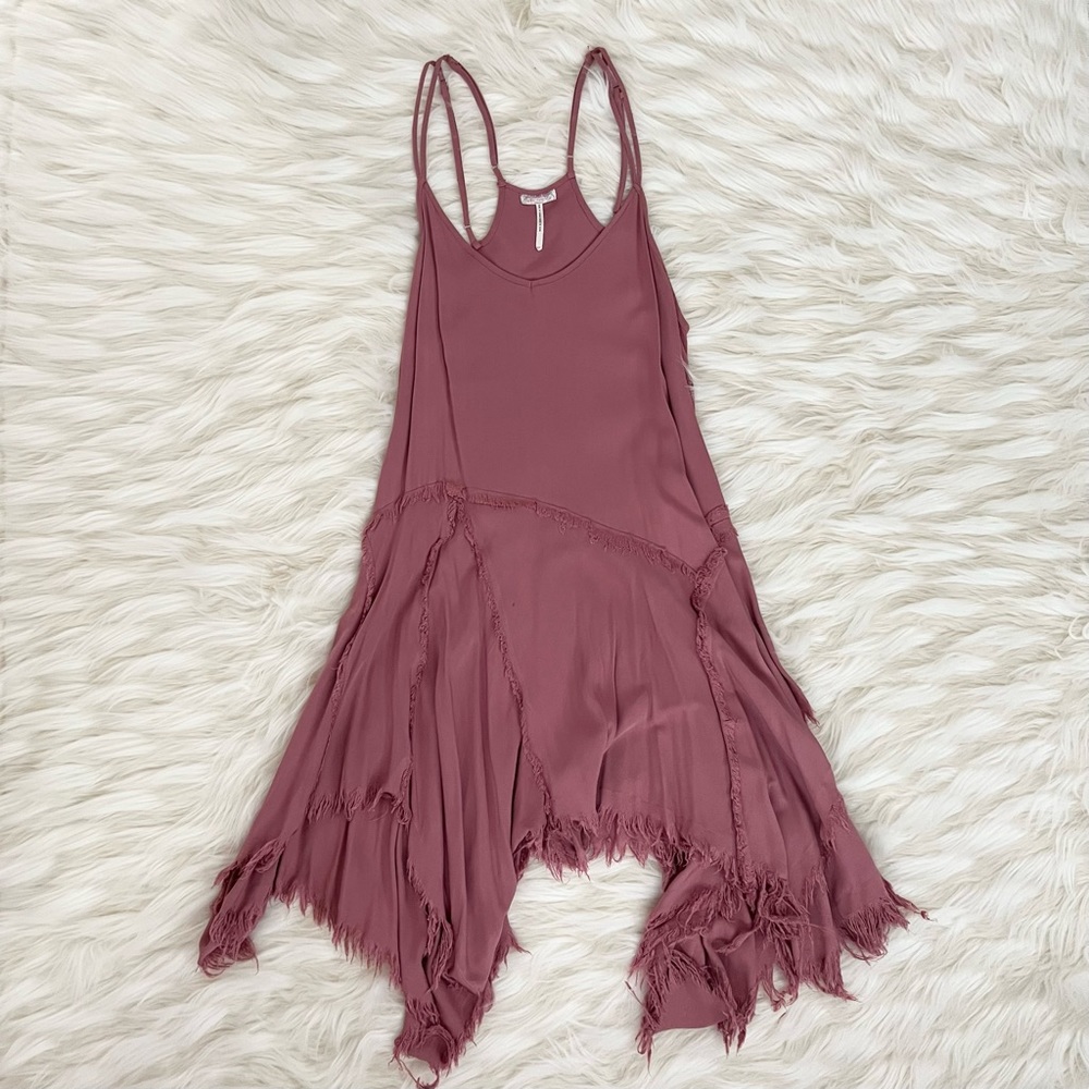 Free People Tattered Up Shred Slip – Size S